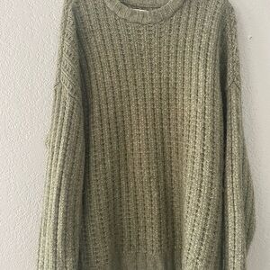 American Eagle Olive Knit Sweater